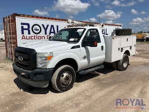2011 Ford F350 4x4 Diesel Service Truck with Crane - City of Longboat Key